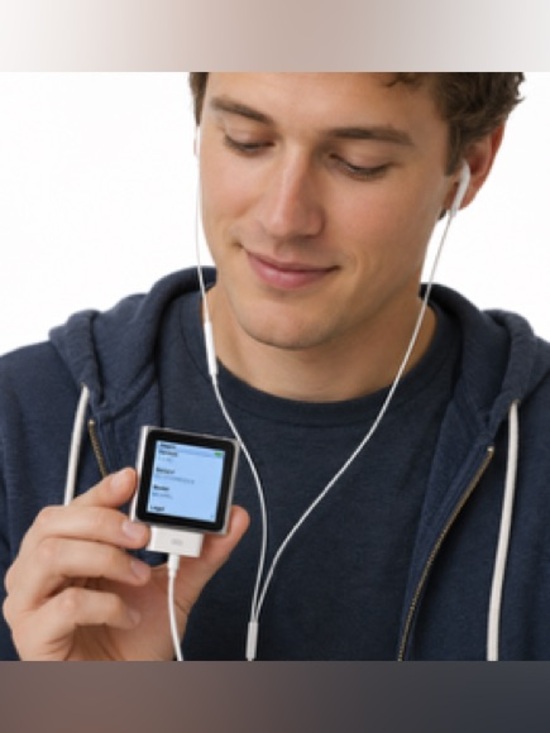 Apple Other - Apple iPod Nano 6th Gen 8GB Graphite MC688LL + Cable. Tested & it Works